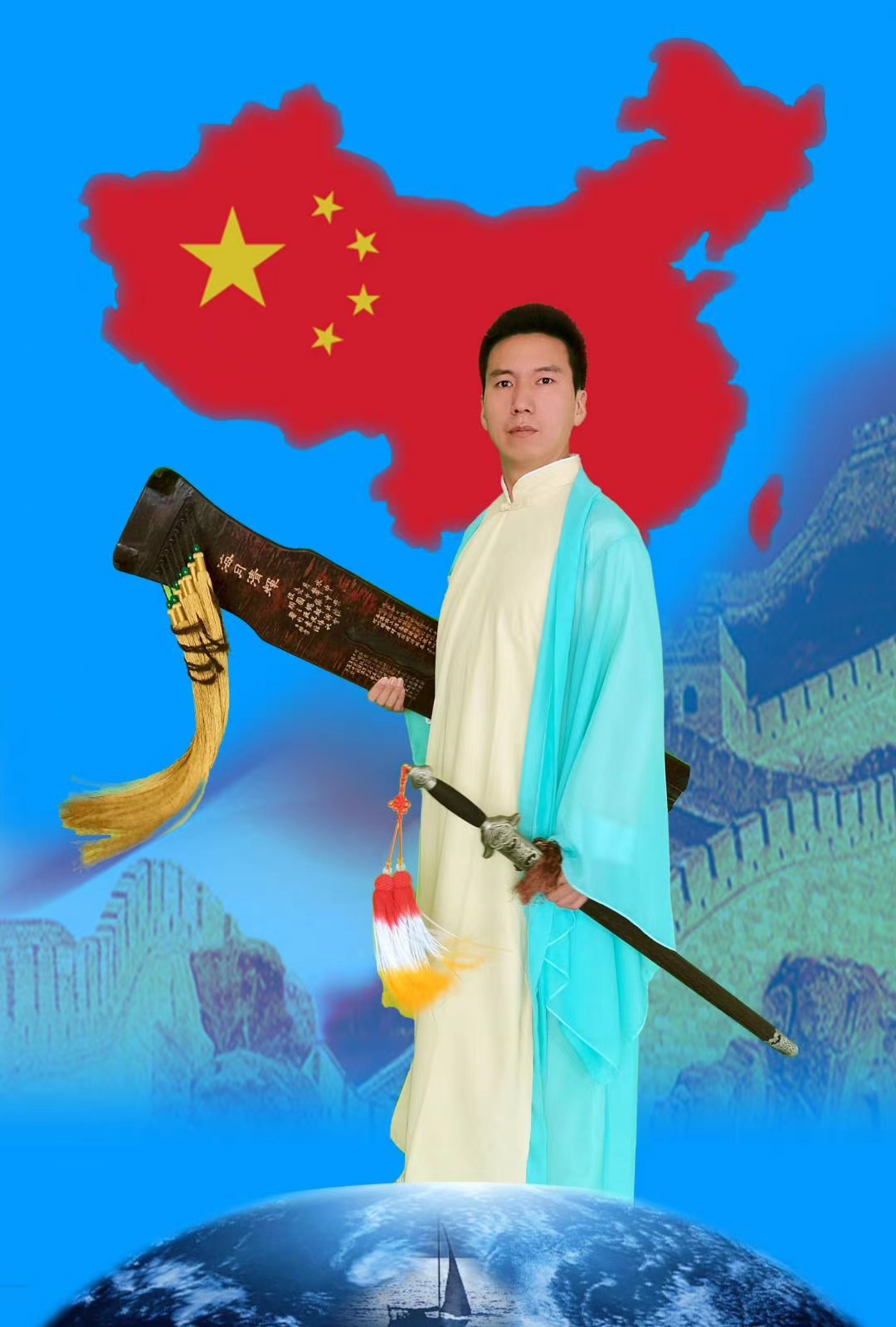 王云平一琴一剑一太极代表性传承人